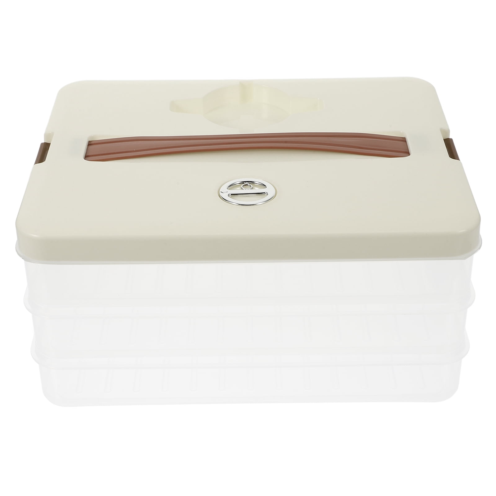 CYLINDSOME Kitchen Fridge Organizer Dumpling Holder Fridge Organizer Vegetable Storage Container