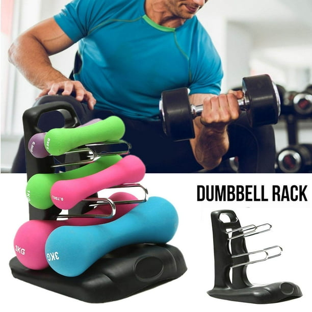 Rangement Poids Musculation Arbre Support De Poids à 3 Niveaux Pour Haltères, Haltère Portable, Support D'haltère Domestique Support Haltere