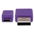 thumbnail image 2 of Cable plano Manhattan de USB 2.0 a Micro-B de 1m. Color Morado Manhattan 391368, 2 of 2