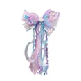 thumbnail image 4 of Wuxian Toddler Girls Ribbon Headband Colorful Cute Bow Hair Clips Princess Hair Barrettes Sparkly Pearl Sequins Clips Hair Accessories Hairpins Party Wedding Birthday Headwear,Light Purple,3-16 Years, 4 of 6