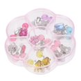 thumbnail image 1 of Girl Clip Earrings Cartoon Style Metal Ear Decoration Kids Earrings Stage Performances 3.9×3.9×0.8in, 1 of 4