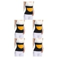 thumbnail image 3 of Transemion Stay Warm And Stylish Back Warmer Belt Breathable Elastic Waist Back Support brushed black L 5Set, 3 of 6