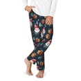 thumbnail image 2 of Yiaed Cute Santa Claus Gift Print Teenagers' Lounge Pants, Loose PJ Bottoms, Long Pajama Pants for Men-Medium, 2 of 6