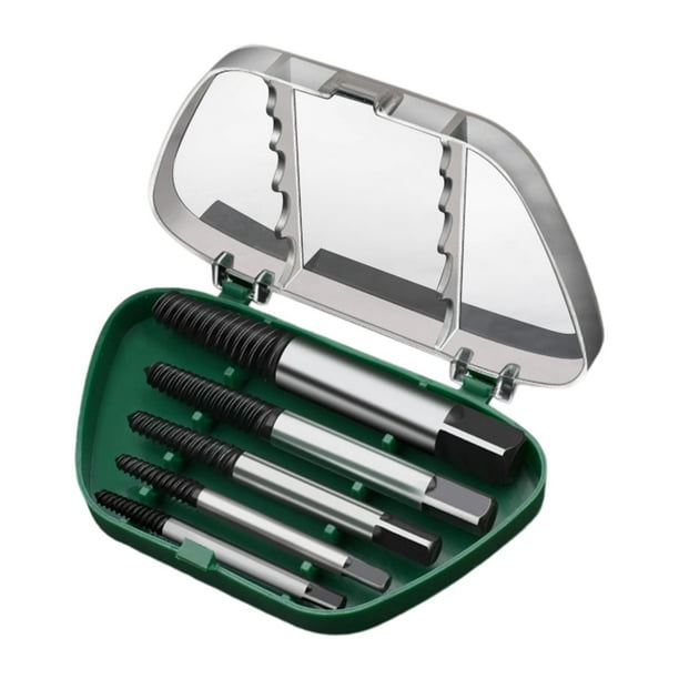 Extractor de tornillos dañados, herramienta profesional para reparación doméstica, perno dañado 5 piezas de 3 a 105 mm