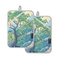 thumbnail image 7 of Yayeee Pot Holders Kitchen Heat Resistant with Pocket 7"x9.8" Cotton Oven Cooking Hot Pads, Beige Tree, 7 of 7