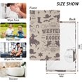 thumbnail image 6 of Dreamtimes West Pattern Bathroom Towels 2 Pieces 16×28 inches, Cotton Bath Towel Water Absorbent Lightweight Quickdry Towels for Bathroom Ktichen Travel Gym, 6 of 7