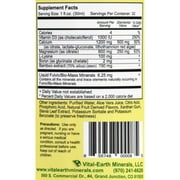 Vital Earth Minerals Calcium Magnesium Liquid Natural Wild Berry Flavor 32 oz