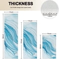 thumbnail image 4 of Blue White Gold Marble Pattern Kitchen Rugs Sets Of 3,Kitchen Runner Rugs Non Skid Washable,Decorative Kitchen Floor Mats for Kitchen,Sink,Laundry,17"x30"+ 17"x47" + 17"x59", 4 of 6