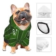 thumbnail image 3 of Gaeub American Football Field Dog Hoodie Sweatshirts Warm Dog Clothes for Small Dogs,Puppy and Cat Costume-, 3 of 7