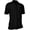 Black, variant on Monterey Club Men's Drizzle Texture Solid Golf Polo Shirt #1251