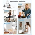 thumbnail image 6 of Portable Robot Fan Man, Desk Fan Rechargeable with Suckers, Small Fan for Office, Home, and the Outdoors,Rechargeable , Flexible Bendable 4 Legs Structure,14.57*1.54in., 6 of 6