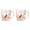 2Pcs Cardinal Floral Embossed Mug#7, variant on Stemless Glass, Golden Cat Gifts for Cat Lovers, Birthday Gift for Women, Housewarming Gift, 3.5X4.8 Inch Clear Drinking Glass with Watercolor White Cat and Pastel Floral Prints for Daily
