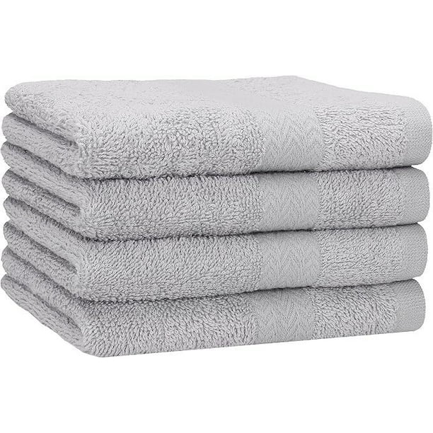 4 PCS (70CM X 140CM) Toallas para Baño, Algodón Suave y Absorbente,Secado Rápido, Altamente Absorbentes,Perfectas para Baño, Playa, Piscina, Hotel,Cocina, Gimnasio y SPA,Al Aire Libre
