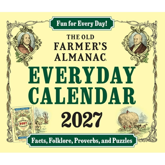 The 2027 Old Farmer's Almanac Everyday Box Calendar, (Paperback)
