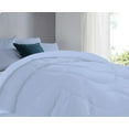 thumbnail image 3 of DNG Creations 3 Piece Solid U Shape Pattern Comforter Ultra Soft 100% Egyptian Cotton, 800 Threads Count 550 GSM All Season - Solid Light Blue Colour ( Oversized Queen - Size ), 3 of 6