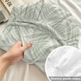 thumbnail image 4 of Full Size Fitted Sheet Set - Teal Floral 3 Piece Bedding Sets 16" Deep Pocket Fitted Sheet with 2 Pillowcases Vintage Modern Geometric Abstract Art Brushed Microfiber Hotel Luxury Bed Sheets, 4 of 9
