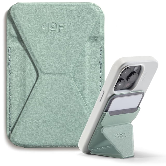 Soporte de teléfono MOFT Magnetic Wallet Seafoam para iPhone 12-16