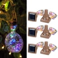 thumbnail image 1 of Toifucos Solar Wine Bottle Lights, 6 Pack 20 LED Waterproof Copper Cork Shaped Lights Firefly String Lights, Multicolor, 1 of 1