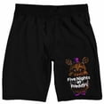 thumbnail image 6 of Five Nights at Freddy's Men's Black Graphic Lounge Shorts-Medium, 6 of 7