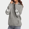 thumbnail image 6 of Essentials Hoodie for Women Letter Print Long Sleeve Hooded Sweatshirts Lightweight Fashion Casual Winter Warn Pullover Tops, 6 of 7