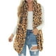 thumbnail image 2 of Chaqueta de chaleco de leopardo de felpa con solapa de cárdigan de moda informal para mujer Fridja po2704, 2 of 9
