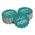 thumbnail image 1 of Inkdotpot 100 Pack Real Silver Foil Paper Tags Ready To Pop Baby Shower Favor Hang Tags, 1 of 6