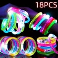 thumbnail image 1 of KEINXSCA 18 LED Luminous Bracelets  Party Favors  Light Up Bracelets for Weddings  Carnivals  Halloween  Random Color, 1 of 7