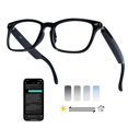 thumbnail image 1 of Gafas inteligentes MNVOEQ con traductor IA, Bluetooth y lentes fotocromáticas, 1 of 9