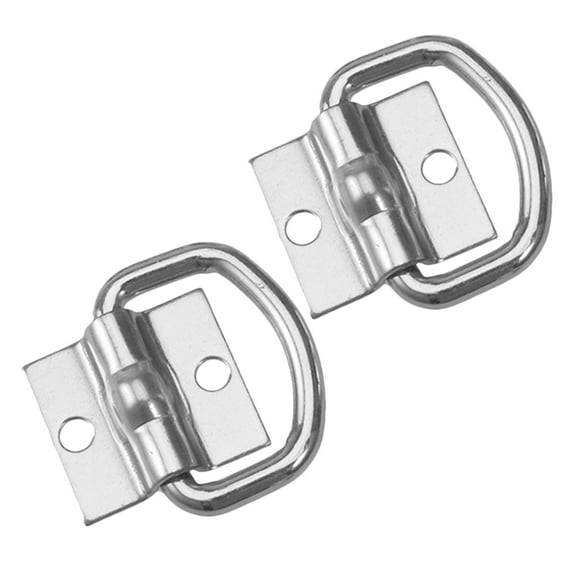 OUNONA  2 Pcs Bolt on Tractor Bucket Hooks Kit Housing Sealing Ring Gasket Silver