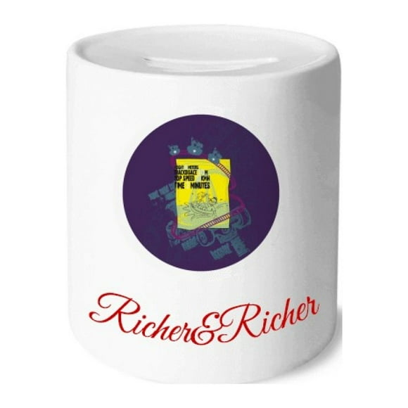 Amusement Park Facilities Roller Coaster Rich and Rich Bank Saving Box Coin