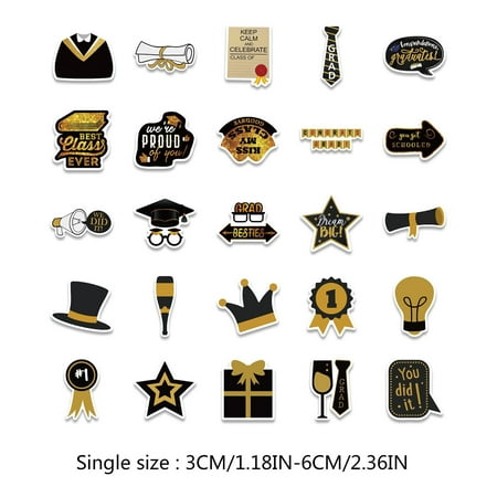 Baby Girl Beef Stickers Piercing Stickers 6 Items Quote Sticker Graduation Season Stickers Decorate Luggage Christmas Water Bottle Stickers Shameless Stickers Pack Stickers for Men
