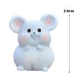 thumbnail image 3 of Mini Zodiac Resin Figure Mini Chinese Zodiac Animal Statue Colorful Resin Dragon Rabbit Figurine Home Decor, 3 of 8