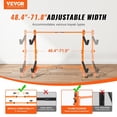 thumbnail image 3 of Freestanding Kayak Storage Rack for 2 Kayaks, Heavy-Duty Adjustable Steel Canoe & Paddleboard Stand with Padded Arms, 175LB Capacity for Indoor/Outdoor Garage Use, 3 of 7