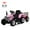 Light Pink, variant on Sakiyr 12V Kids Ride On Car Electric Tractor with Trailer, Remote Control, 2+1 Gear Shift, EVA Treaded Tires, LED Headlights, MP3, USB