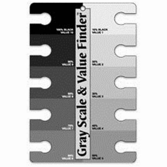 Art Supplies 3505CW 4 X 6 In. Gray Scale And Value Finder