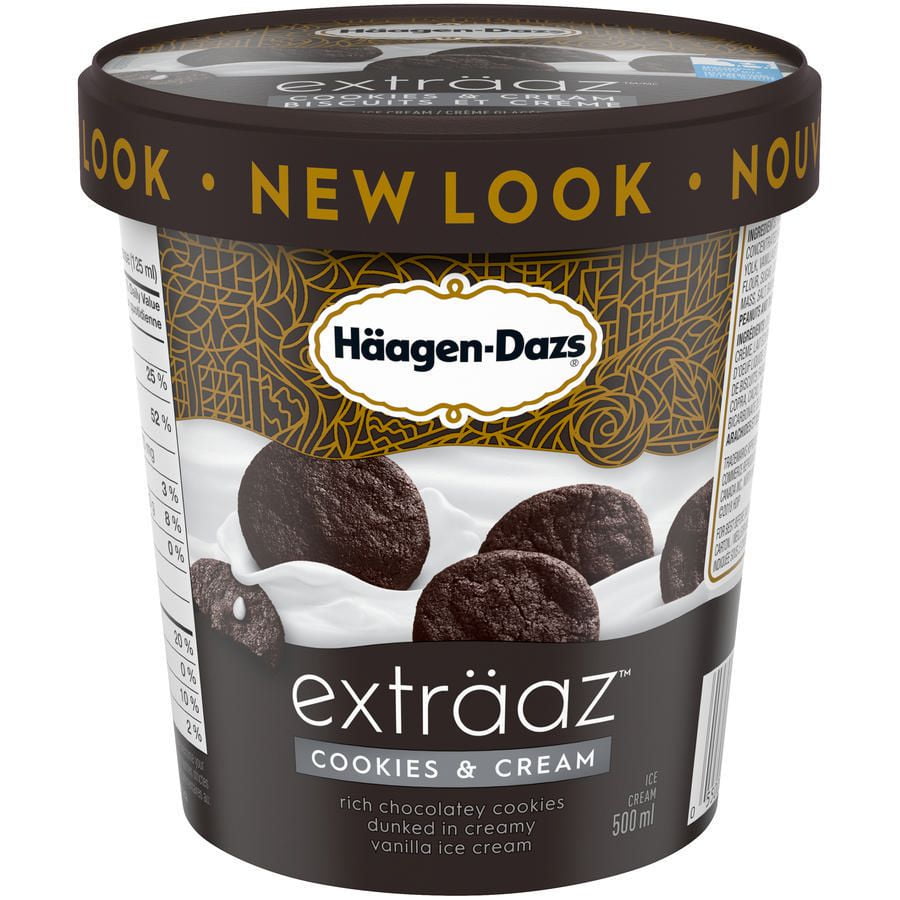 HÄAGEN-DAZS exträaz Cookies & Cream Ice Cream - Walmart.ca