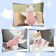 thumbnail image 5 of Unique Bargains Cat Recovery Suit Soft Breathable Cat Surgeries Suit Cat Onesie for Cats After Surgeries Prevents Licking Wounds S Pink, 5 of 7