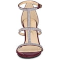 thumbnail image 2 of BLISSFUL STEP Women's Rhinestone Ankle Strap Stiletto High Heels Sandals, 2 of 6