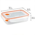 thumbnail image 3 of Sterilite 03211106 Ultra-Seal 5.8 Cup Food Storage Container w/ Clear Lid (6 PK), 3 of 11