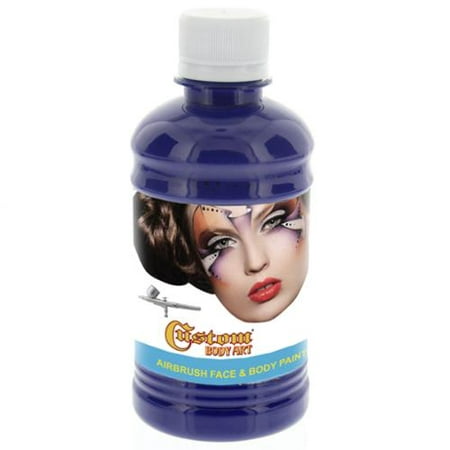 8 oz BLEU  Airbrush visage à base d'eau et de peinture corporelle Maquillage