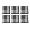 thumbnail image 3 of 6Pcs Cloth Men's Pocket Square Hankies Bandanas Assorted classic Hanky for Party Gray, 3 of 8