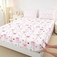 thumbnail image 4 of Erosebridal Kids Cartoon Bow-tie Queen Sheet Sets, Cute Polkadots Bed Set, 4 Pieces, 4 of 5