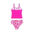 thumbnail image 3 of CCRFTGI Girls Swimsuits Size 10-12 Summer Sleeveless Two Piece Cute Tankini Beach Swimwear Swimsuits Swim Vacation Girls Fashion Bathing Suits Hot Pink 9-10 Years, 3 of 6