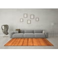 thumbnail image 3 of Ahgly Company Indoor Round Oriental Orange Modern Area Rugs, 8' Round, 3 of 4