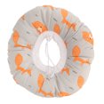 thumbnail image 3 of Ear Piercing Pillow Cartoon Animal Pattern Inflammation Pressure Sore Relief Ear Guard Pillow 12.6 Inch Orange and Gray, 3 of 8