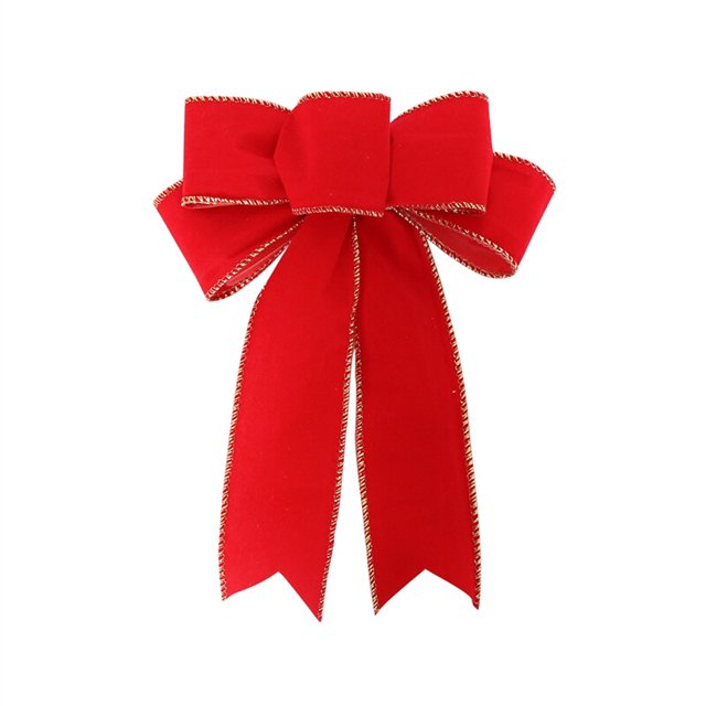 Decoración Para árbol de Navidad, arpillera roja a cuadros, a rayas, alce, mariposa, Navidad, Natal, Noel, adorno para el hogar