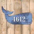 thumbnail image 4 of Whale Coastal Wooden House Number Sign by G. DeBrekht | Coastal Sea-Life D�cor - MA985162, 4 of 7