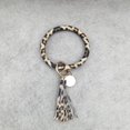 thumbnail image 3 of XZNGL Fashion Trend Simple Large Leather Bracelet Tassel Keychain Jewelry, 3 of 9