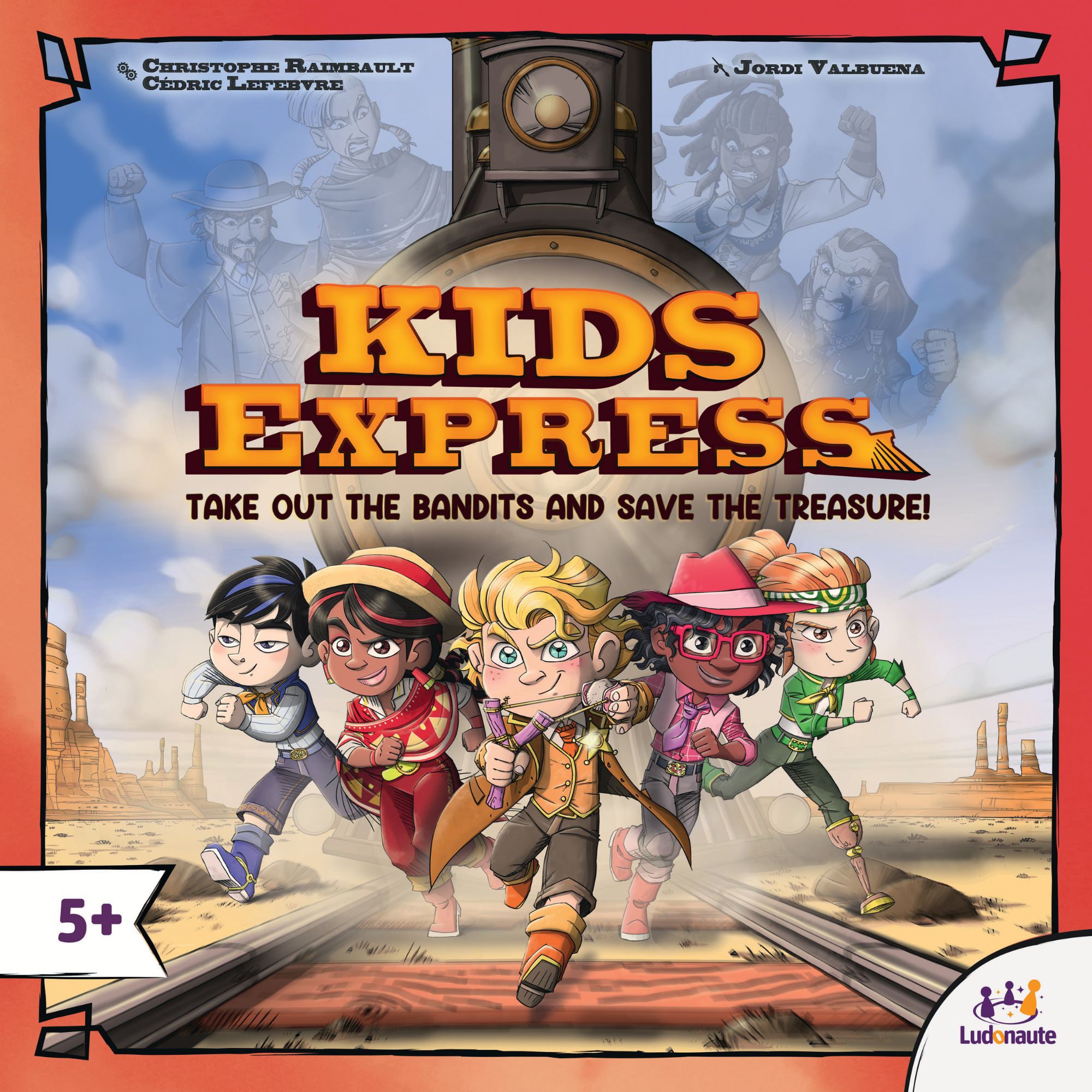 Kids Express Cooperative Board Game, 1-4 Players