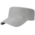 thumbnail image 2 of Unisex Quick-Dry Flat Top Cap, Lightweight Breathable Baseball Cap with Adjustable Buckle, Sun Protection Outdoor Hat for Training and Travel, Classic Solid Color Sport Cap for All Season Wear, 2 of 4